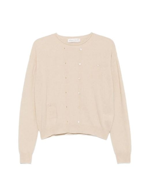 Phisique Du Role Natural Button-Embellished Sweater