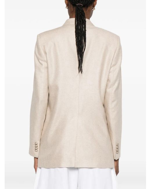 Tagliatore White Jasmine Double-Breasted Blazer