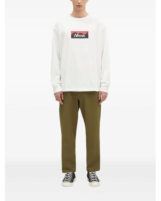 NANGA Green Drawstring-Pocket Trousers for men
