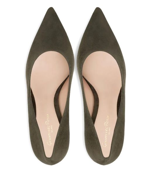 Gianvito Rossi 85 Mm Gianvito Suède Pumps in het Green