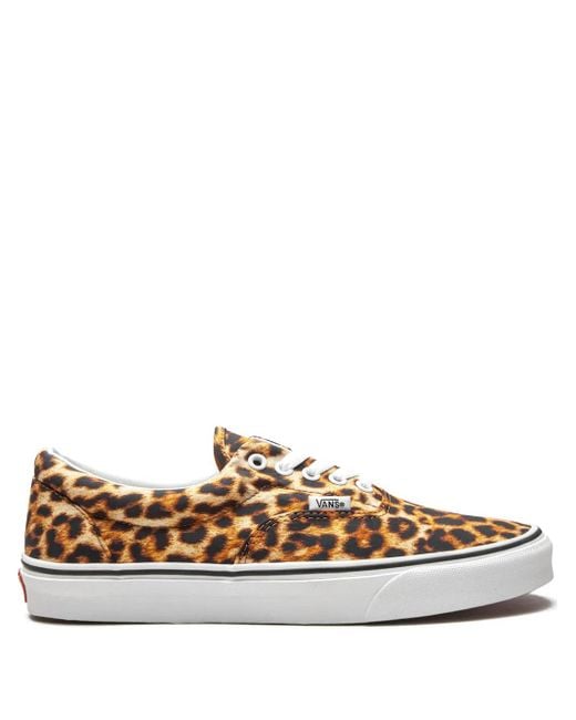 Vans Brown Era "Leopard" Sneakers