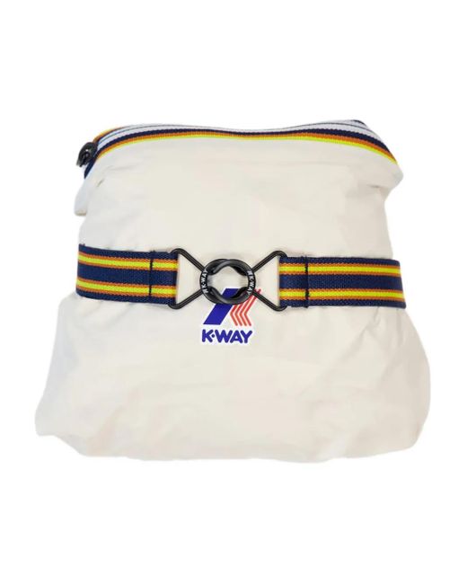 Veste Zippée À Capuche K-Way en coloris White