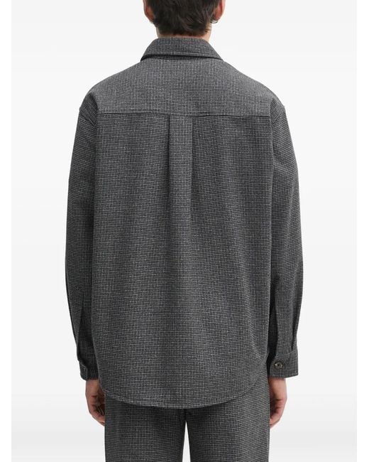 Fucking Awesome Gray Pocket Button-Up Shirt for men