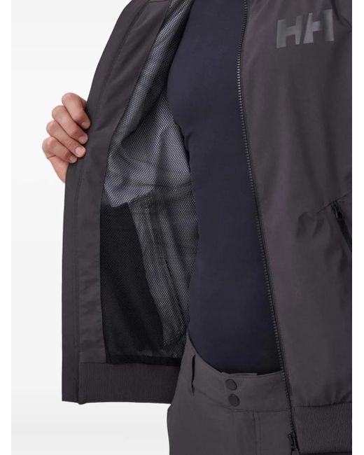 Helly Hansen Blue Zip-Up Logo Jacket for men