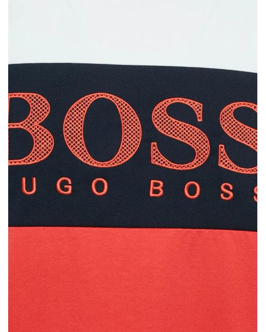メンズ Boss ロゴ Tシャツ Red