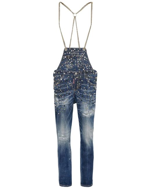 DSquared² Mick Jumpsuit in het Blue