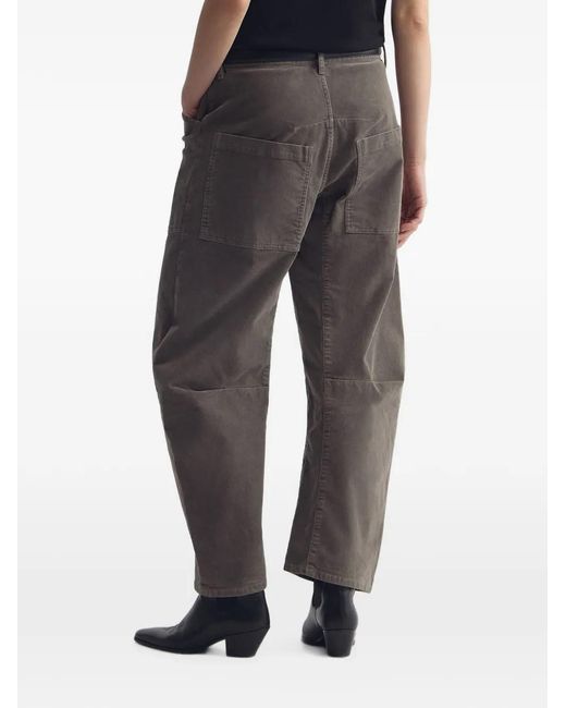 Nili Lotan Gray Shon Corduroy Trousers