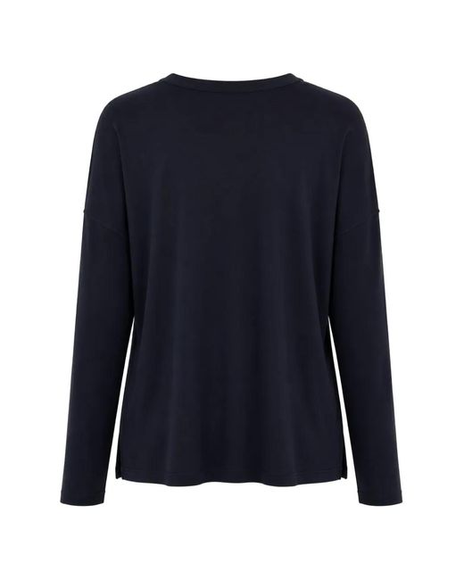 Kangra Blue Button-Placket Dropped-Shoulder Cardigan