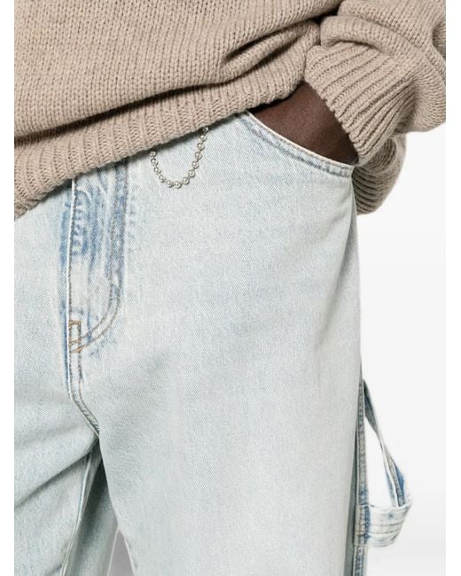 DARKPARK White John Relaxed-Fit Jeans for men