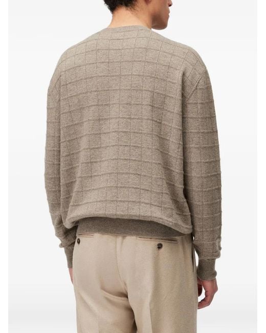 RETORI Natural Window Crew-Neck Sweater for men