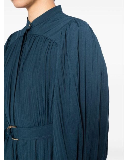 Robe Matthew à plis Acler en coloris Blue