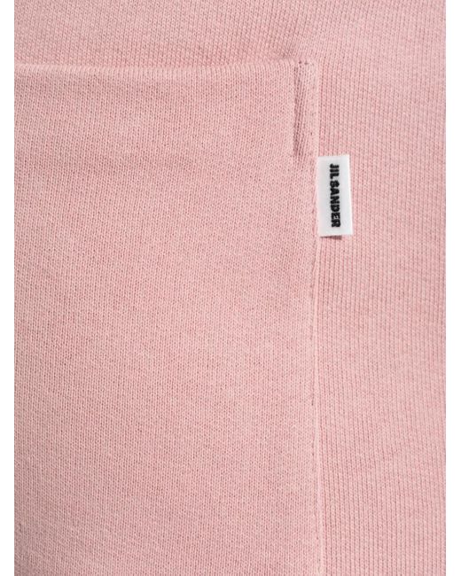 Jil Sander ドローストリング トラックパンツ Pink