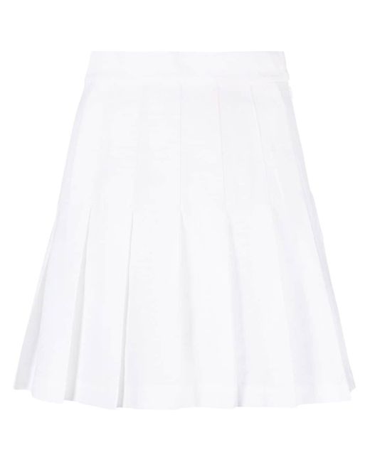 J.Lindeberg White Fay Pleated Skirt