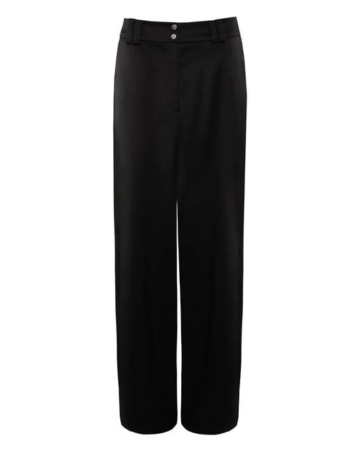 Vestiaire d'un Oiseau Libre Black Low-Waist Trousers