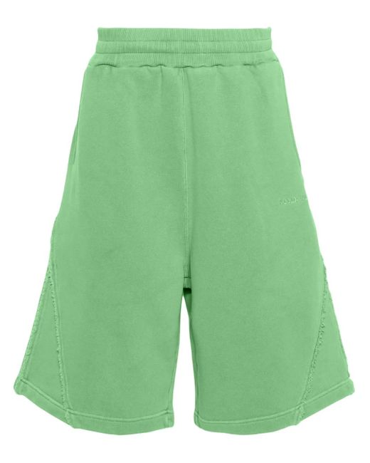 A_COLD_WALL* Cubist Katoenen Trainingsshorts in het Green voor heren
