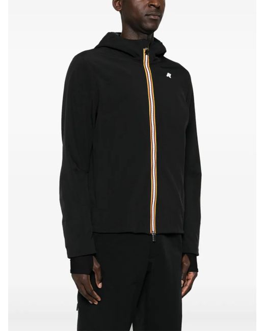 K-Way Black Jacko Bonded Jacket for men