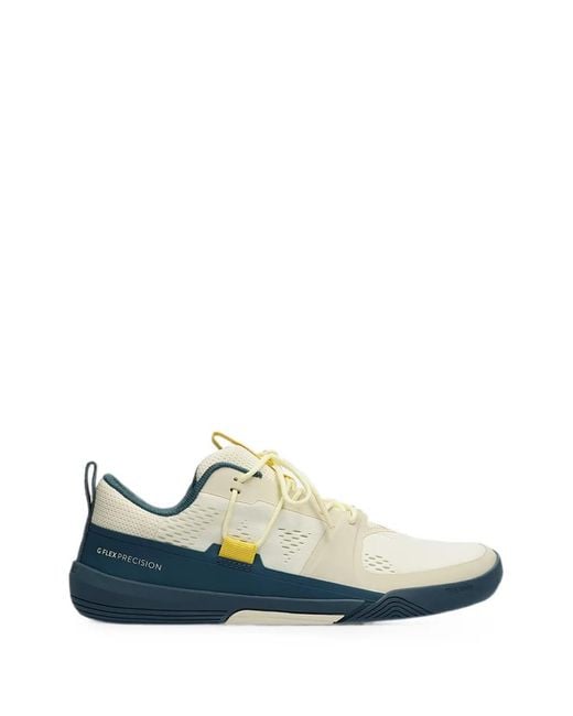 Groundies Blue G-Flex Precision Mesh-Panelled Lace-Up Sneakers
