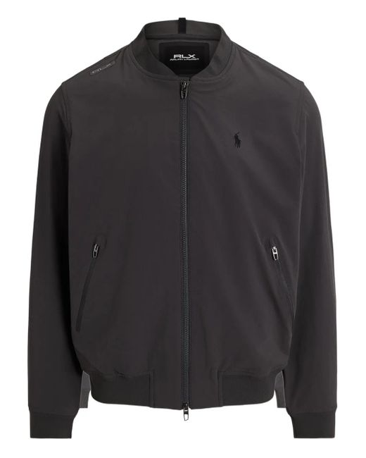 Ralph Lauren Gray Zip-Up Bomber Jacket for men