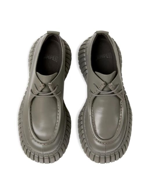 Camper Gray Pix Bcn Derby Shoes