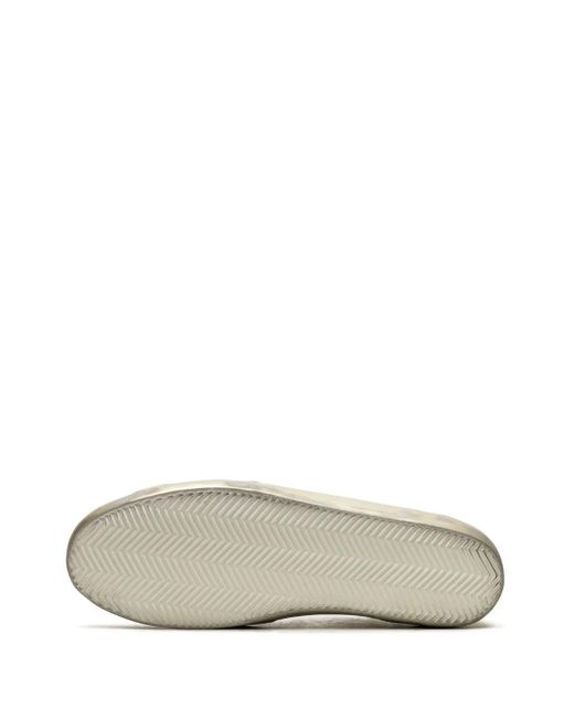 Golden Goose Deluxe Brand White Super-Star With Sparkle Foxing And Lettering Sneakers for men