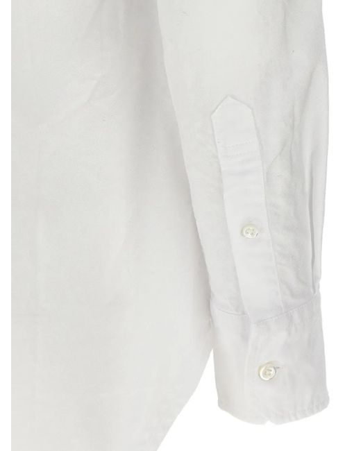 Thom Browne ボタン シャツ White