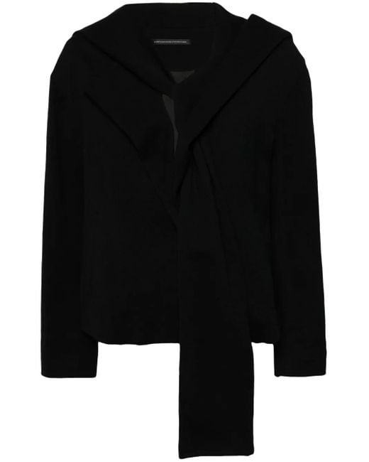 Y's Yohji Yamamoto アシンメトリー ジャケット Black