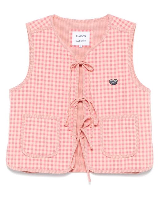 Maison Labiche Patch Coeur Valhubert ベスト Pink