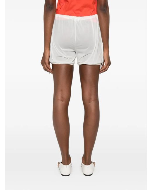 GIMAGUAS White Zoe Drawstring Shorts