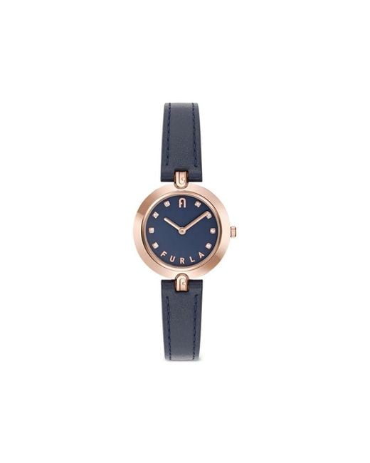 Furla Blue Logo Links 28Mm