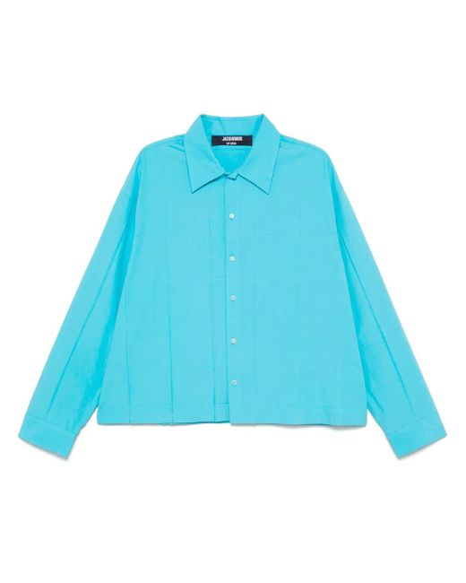 Jacquemus Blue La Chemise Corto Shirt for men