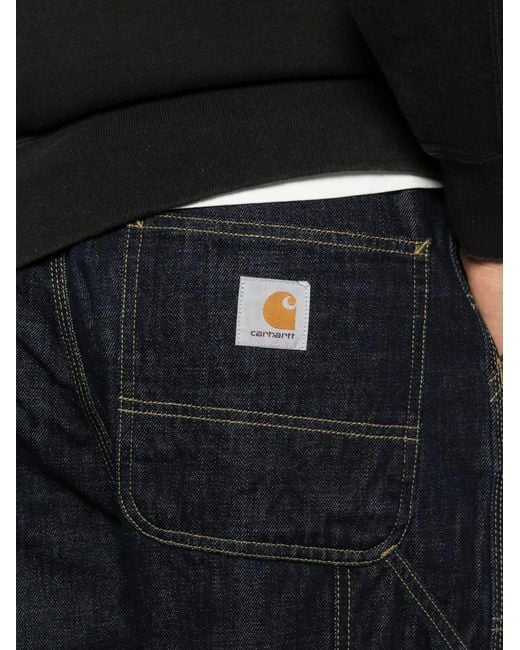 Carhartt Blue Oakland Panelled Jeans for men