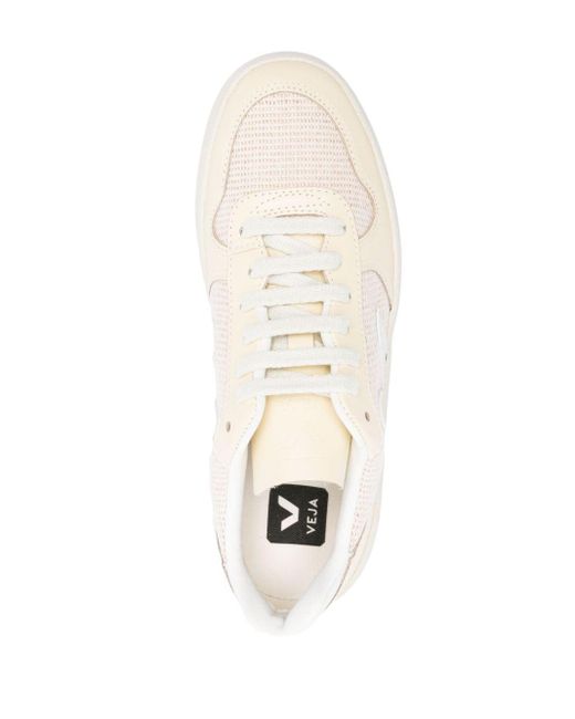 Veja V-10 B-mesh Sneakers in het White