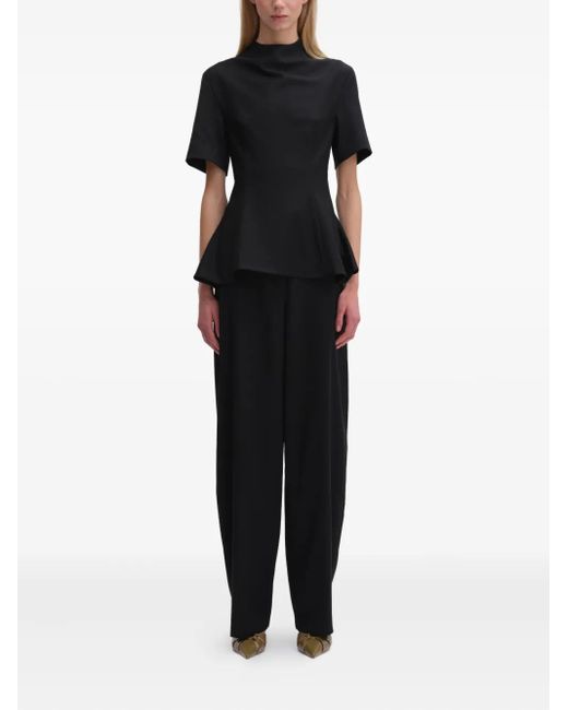 Remain Gray Cocoon Wide-Leg Trousers