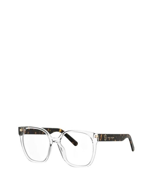 Marc Jacobs Gray Square-Frame Glasses