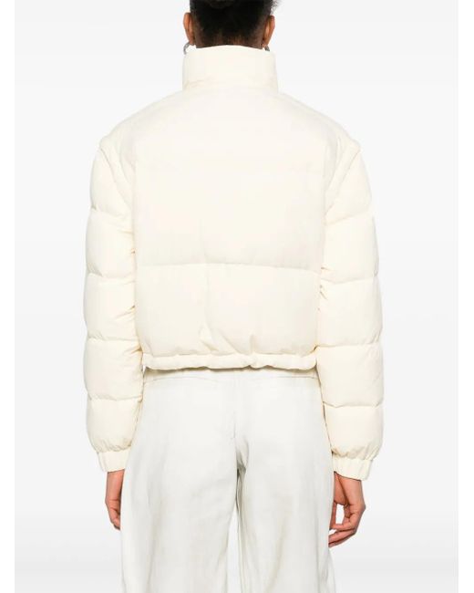 Moncler White Selle Puffer Jacket