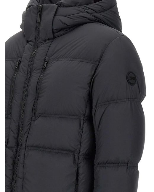 Colmar Black Hooded Quilted Jacket for men