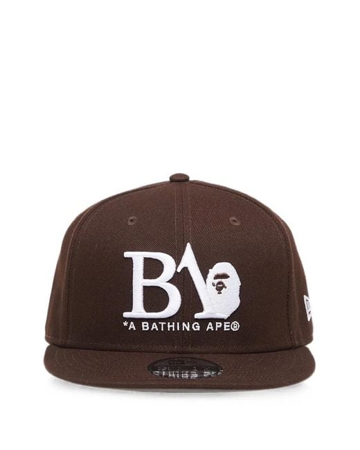A Bathing Ape Brown New Era 9Fifty Cap