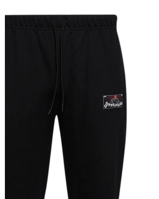 PROTOTYPES Black Logo-Patch Track Pants for men