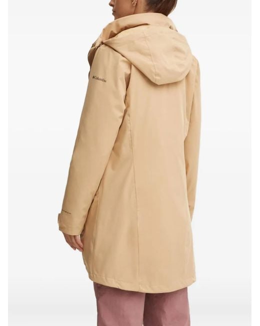 Columbia Natural Hooded Double-Layered Puffer Jacket