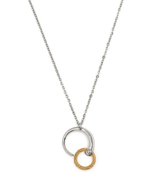 Charriol Metallic Infinity Zen Necklace