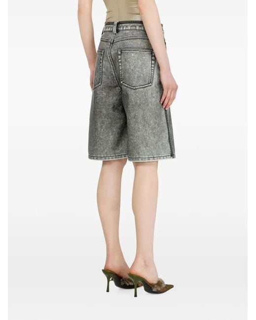 DIESEL Gray Bermuda Shorts