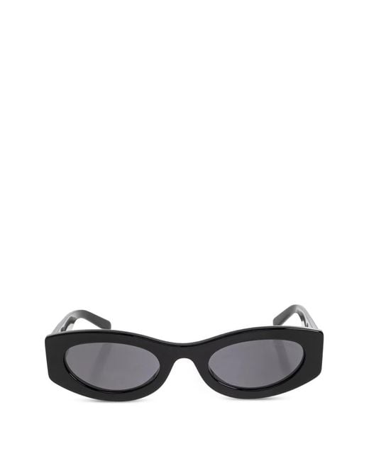 Marc Jacobs Black Lunettes De Soleil À Monture Ovale