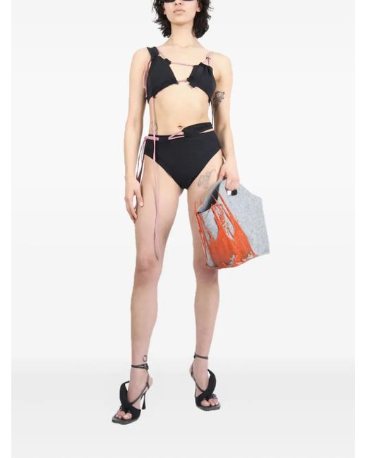 OTTOLINGER Black Multi-Strap Bikini