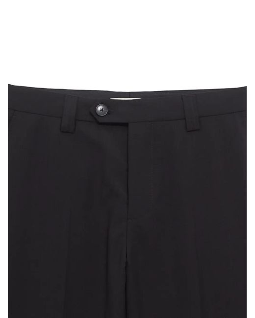 mfpen Blue Wool Trousers for men