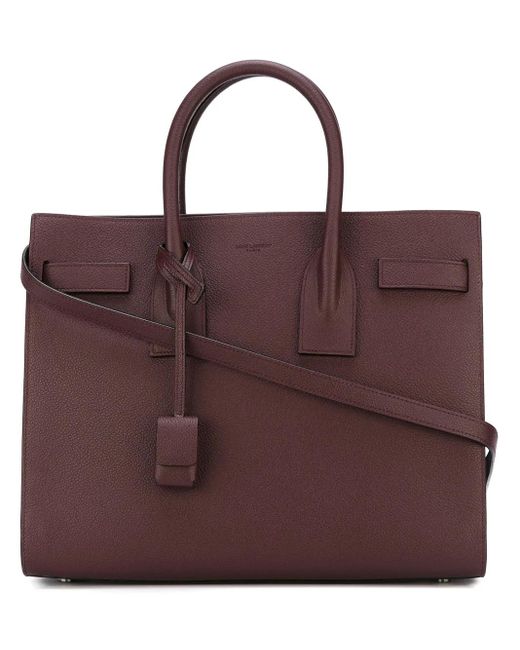 Saint Laurent Purple Small 'Sac De Jour' Tote