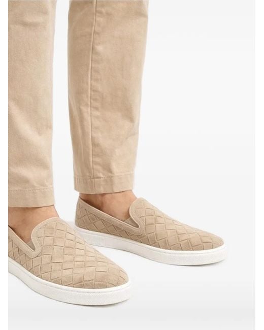 Poche Paris Natural Woven-Suede Loafers for men
