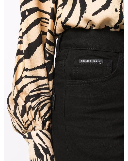Short À Patch Logo Philipp Plein en coloris Black