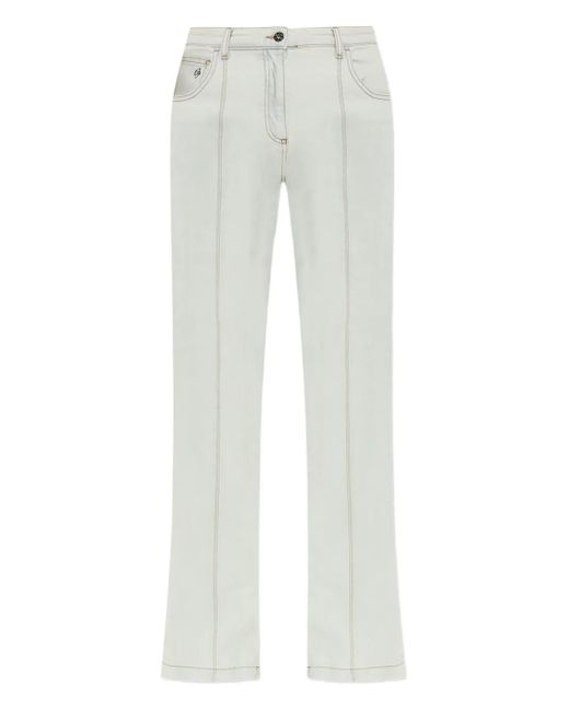 Blumarine Cotton Jeans Gray
