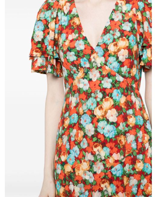 Kitri Multicolor Tallulah Floral-print Maxi Dress