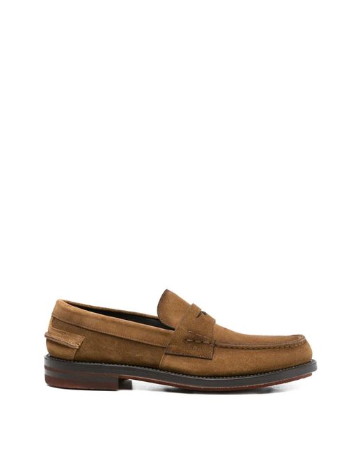 Fabi Brown Penny Loafers for men